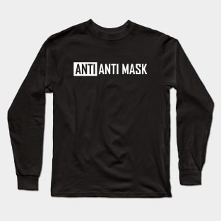 Anti Anti Mask White Long Sleeve T-Shirt